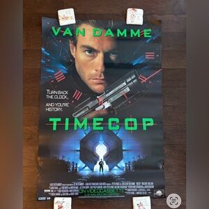 TIMECOP Original One Sheet Movie Poster - 1994 - VAN DAMME